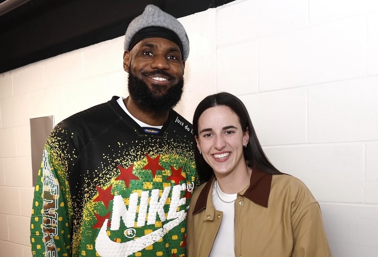 Caitlin Clark reflects on meeting LeBron James for the first time: 'He's  the GOAT to me'