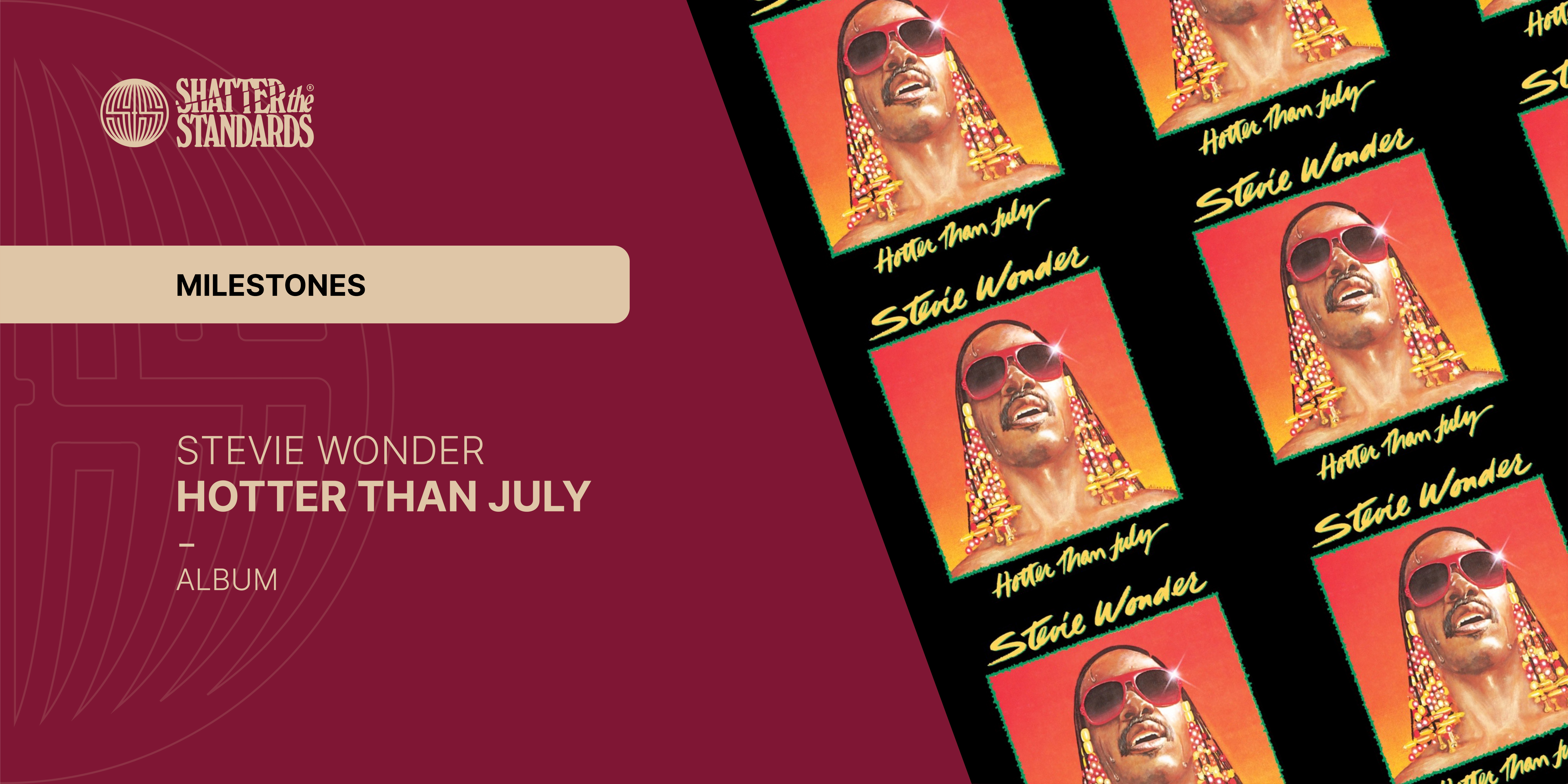 Milestones: Hotter Than July by Stevie Wonder