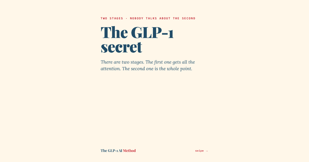 glp 1 text message The GLP-1 Secret I Discovered: a written note