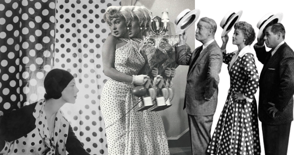 when were polka dot dresses popular Fashion's most playful print has a fascinating history