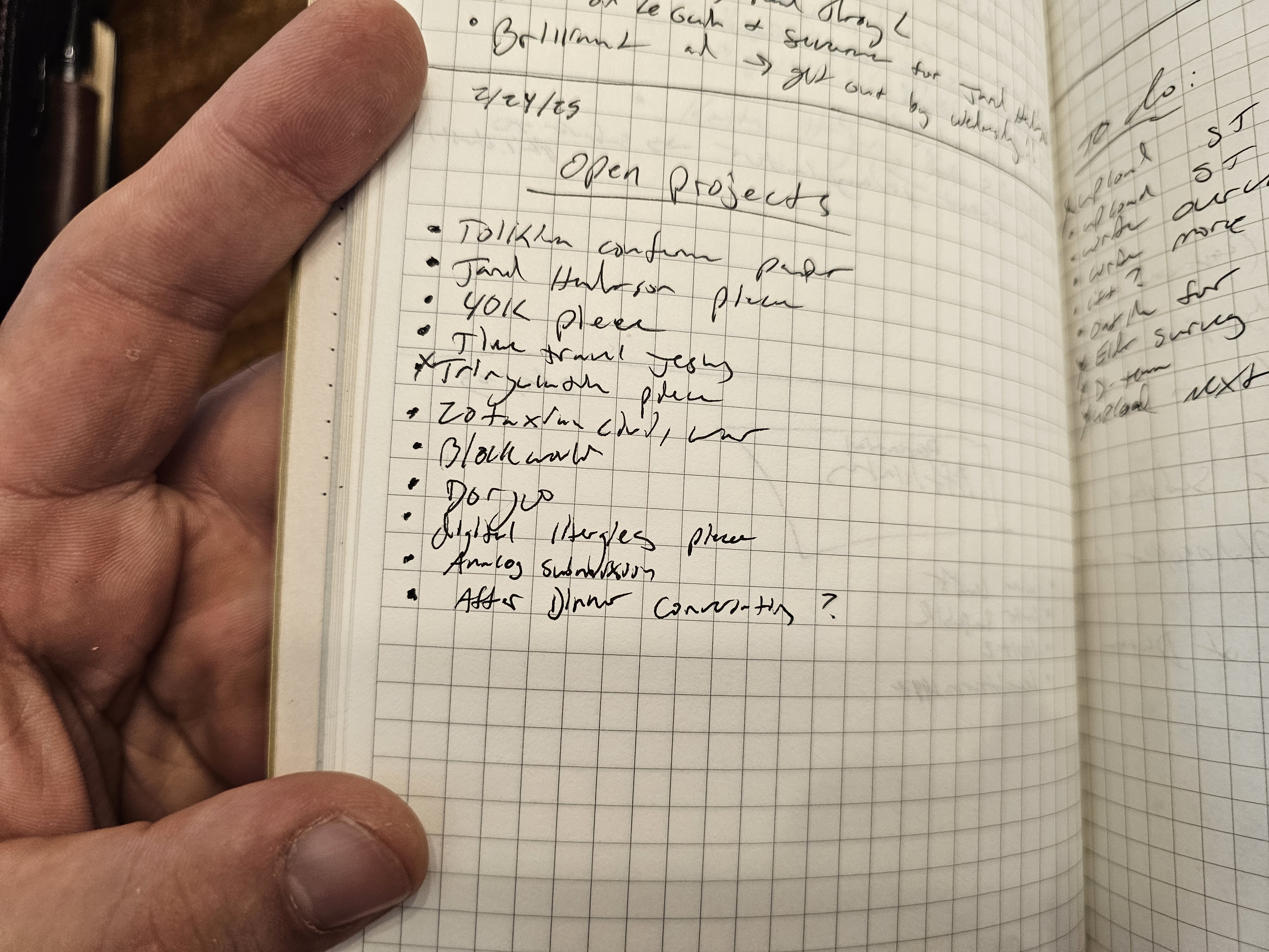 The Best Way to Use a Notebook: The Pocket Catch-All