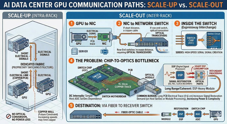 Figure 3: Scale-up path — GPU-to-GPU communication within the same rack
