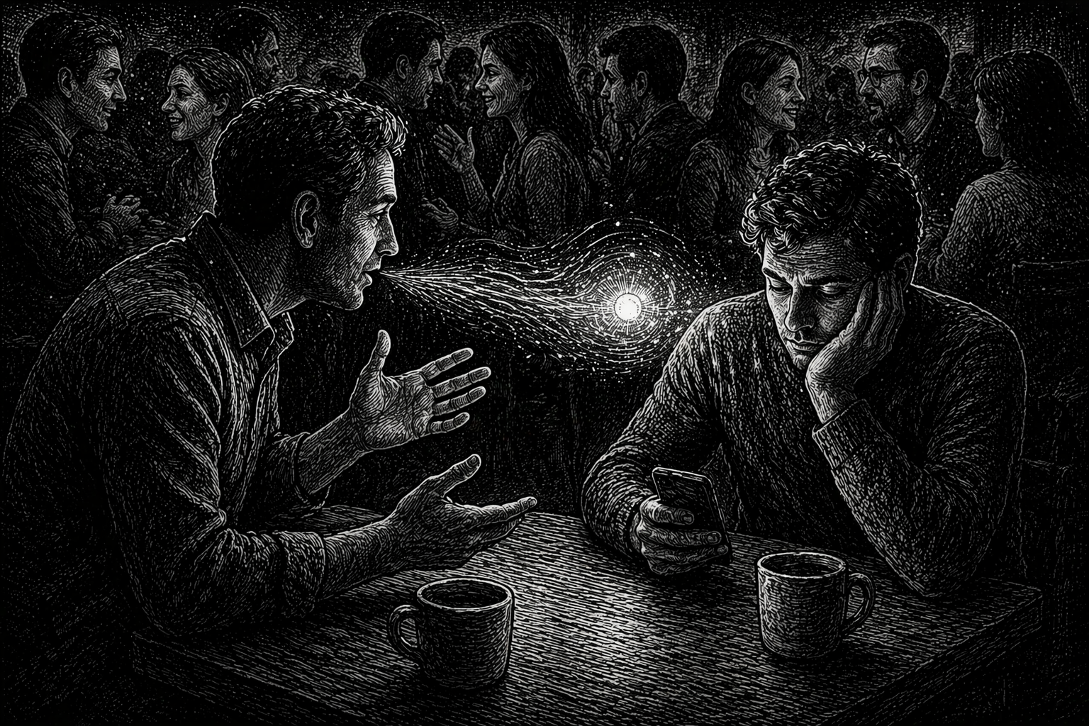 The half-listening problem