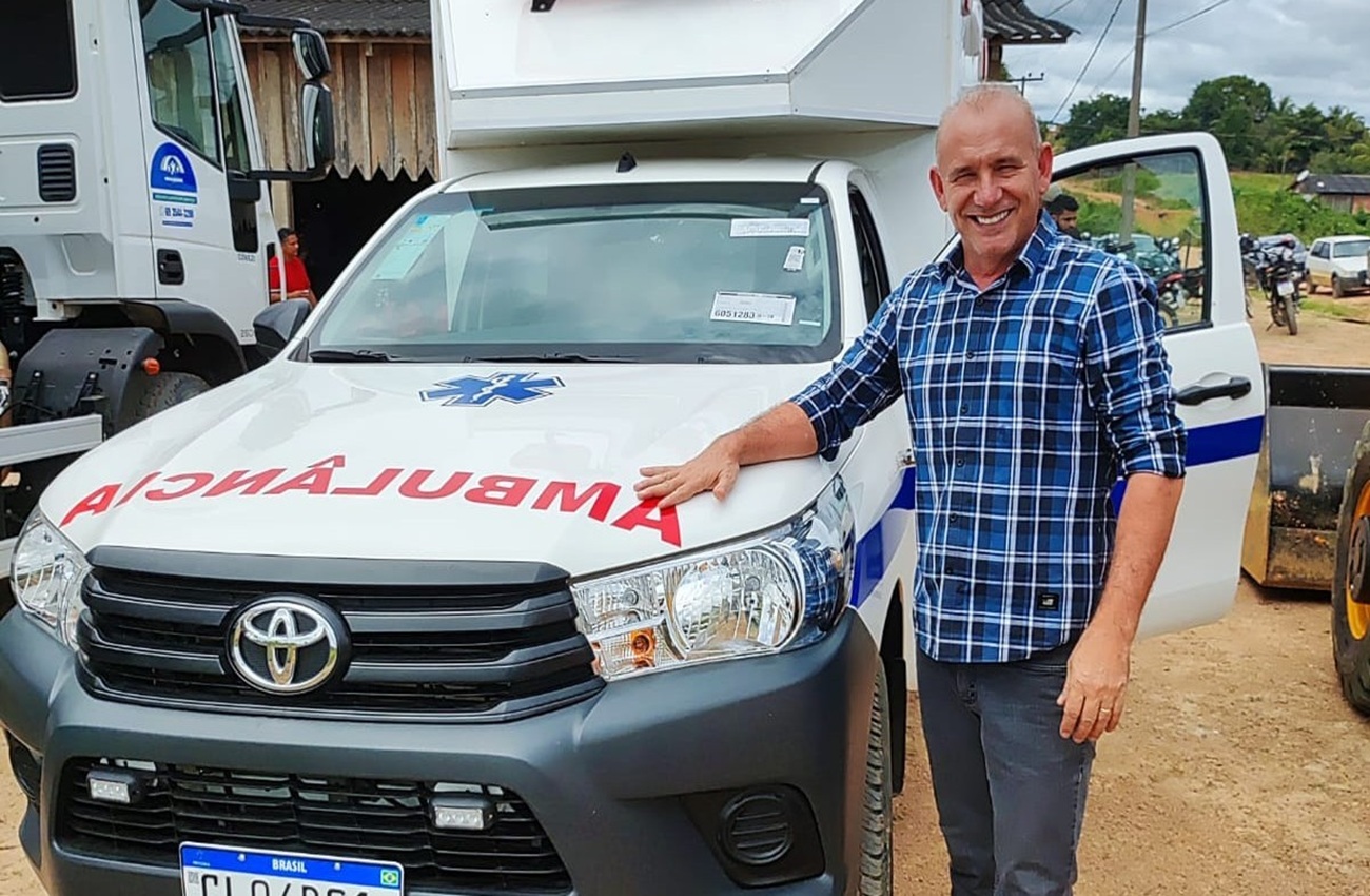 Nova Mamoré receberá terceira ambulância destinada pelo deputado Ezequiel Neiva