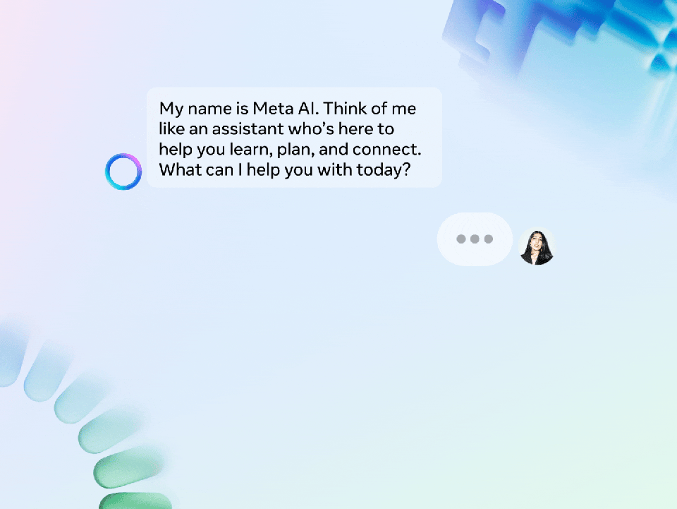 動畫展示 Meta AI