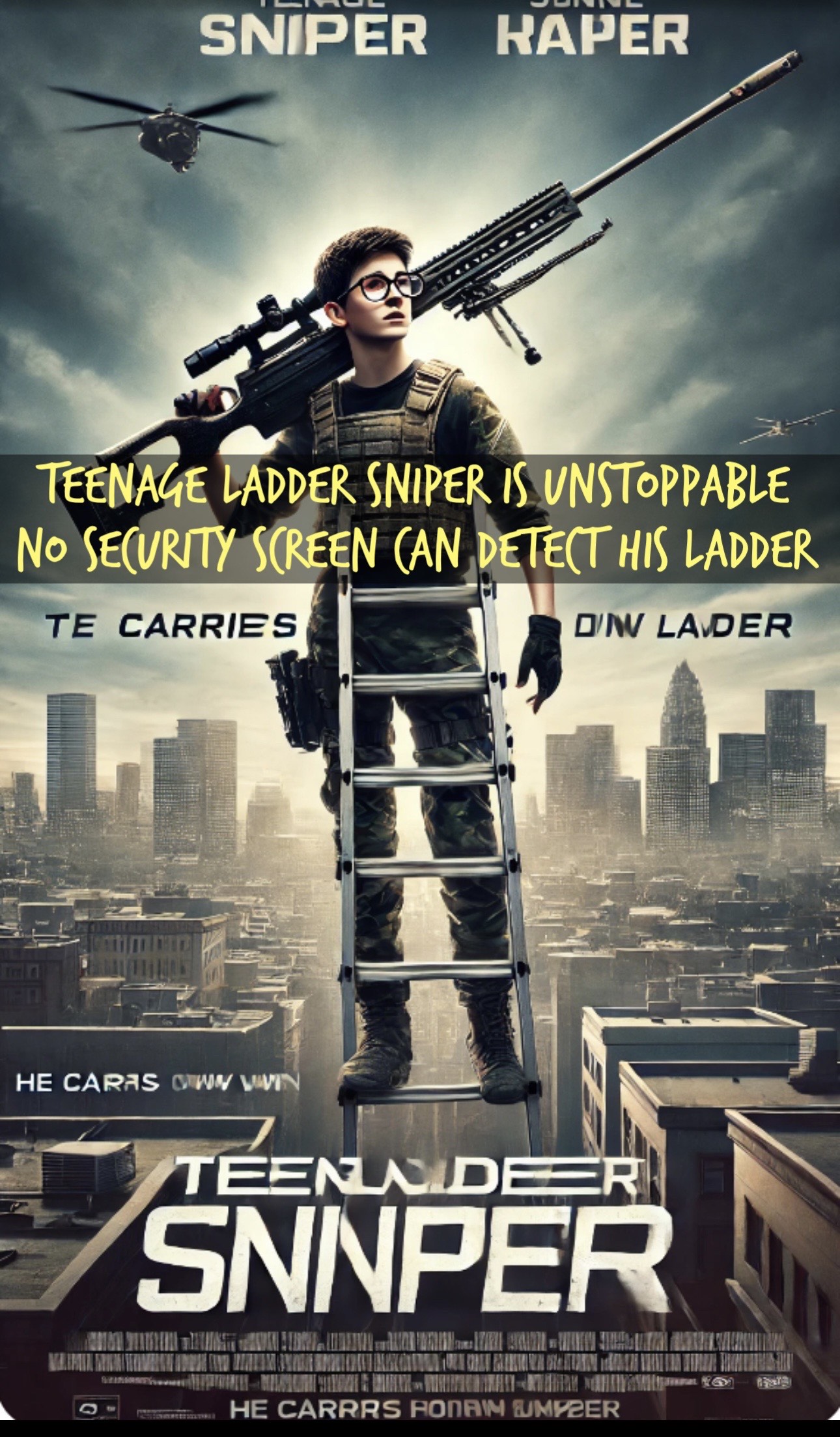 Teenage Ladder Sniper Is Unstoppable