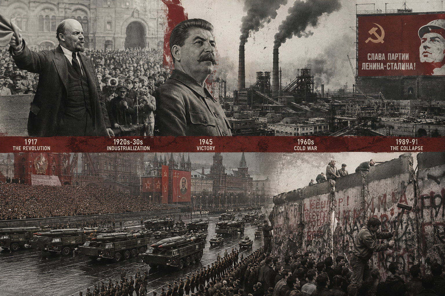 The Rise and Fall of the Soviet Union: From Lenin's Revolution to ...