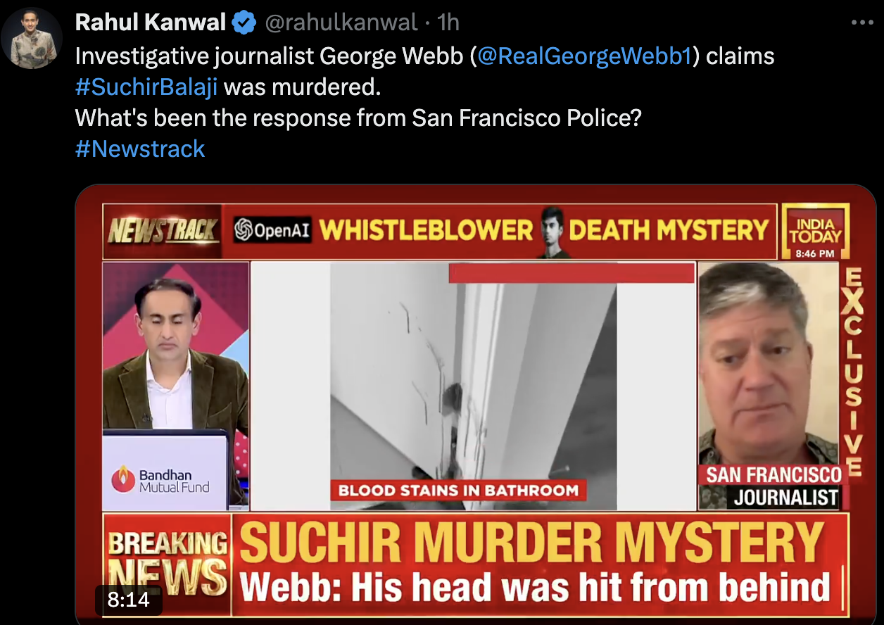 The Last Moments Of The AI Whistleblower – Suchir Balaji