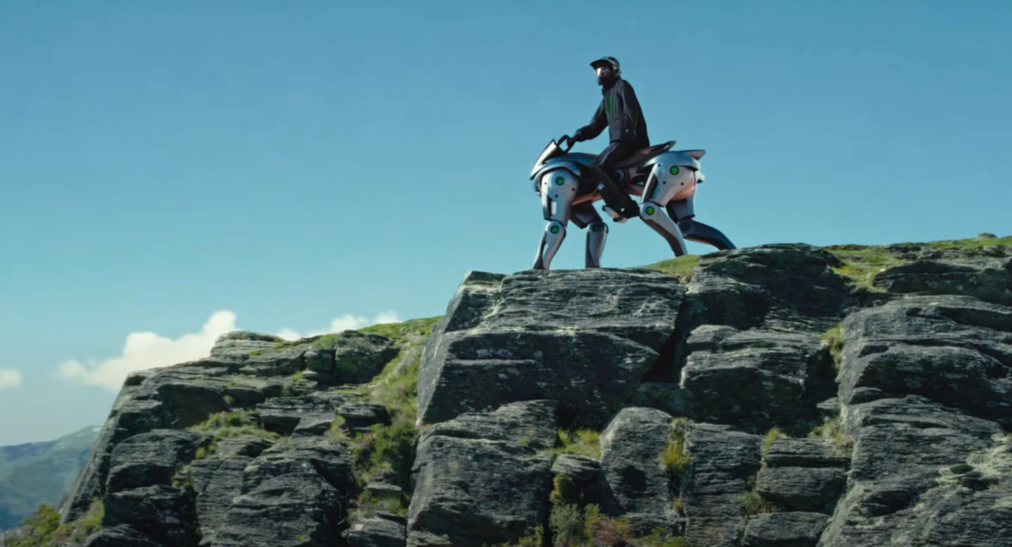 Corleo goes where two wheels most definitely won't