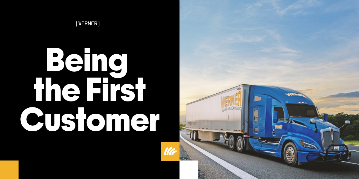 Cover image for Werner: Being the First Customer