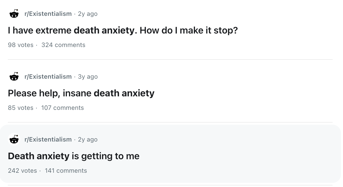 Confronting the Fear of Death: An Analysis of Death Anxiety Through the ...