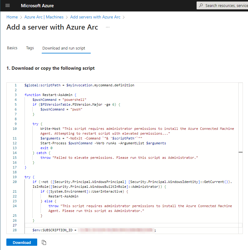 Arc Powershell Enrolling On-Prem Servers in Azure Arc - by Andy Lombardo