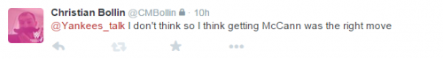 McCann tweet CMBolin