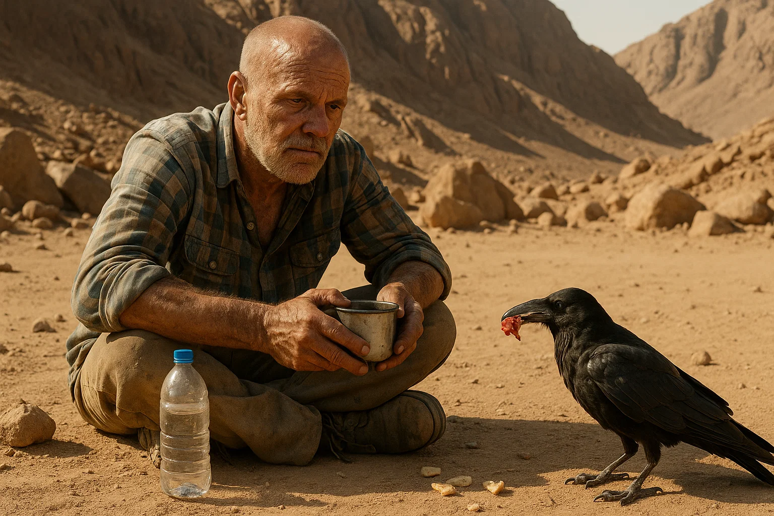 Random man at the foot of Sinai