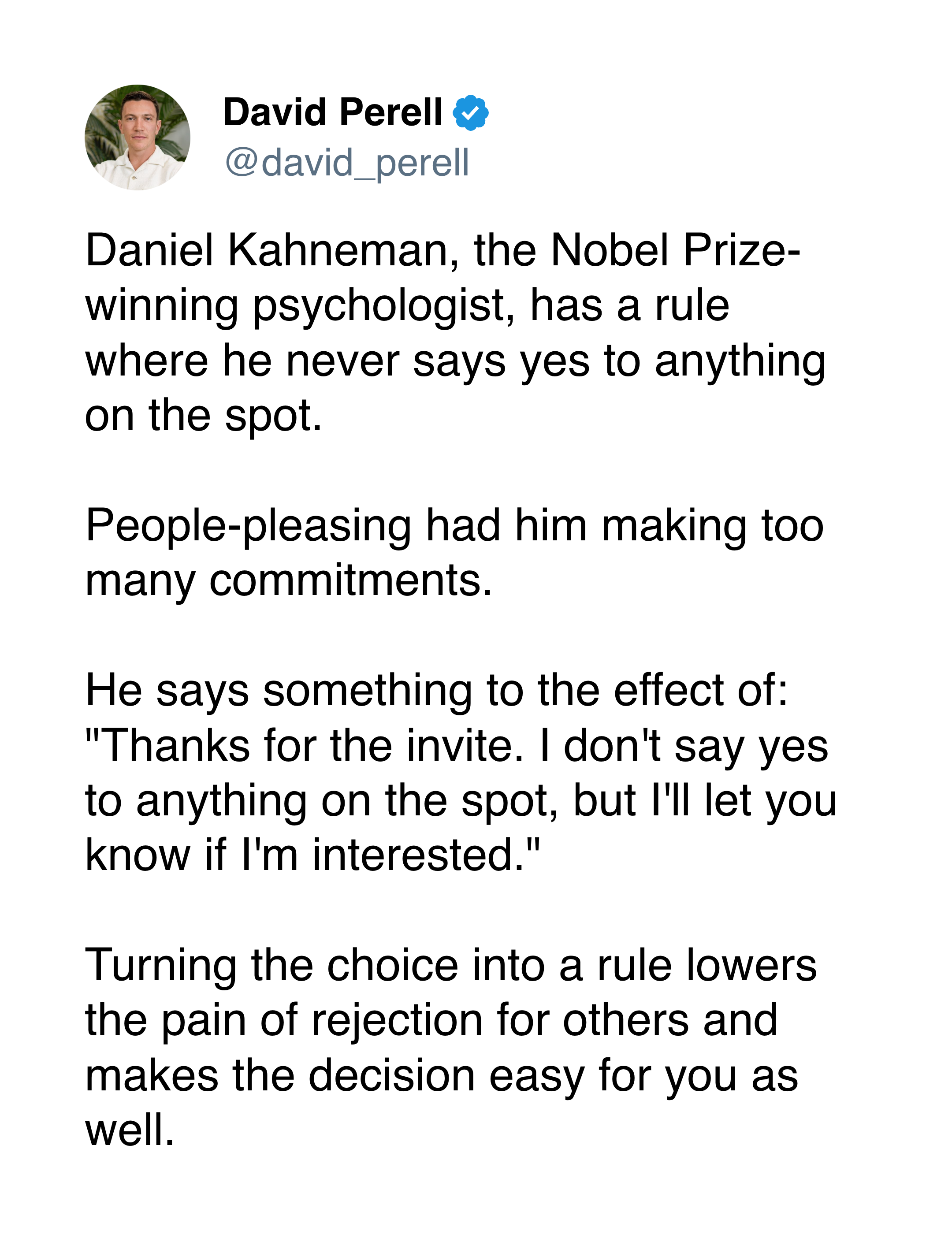 Image from On saying no