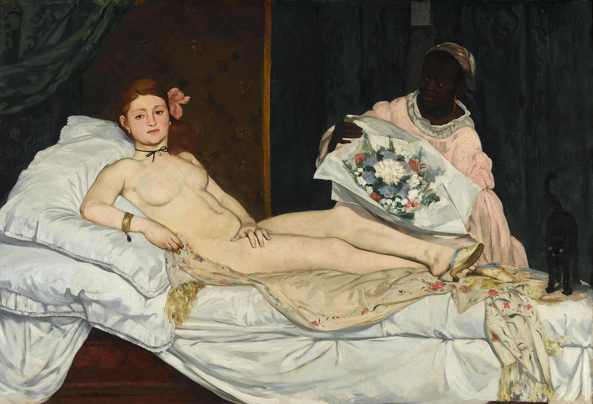 Edouard Manet's Olympia painting