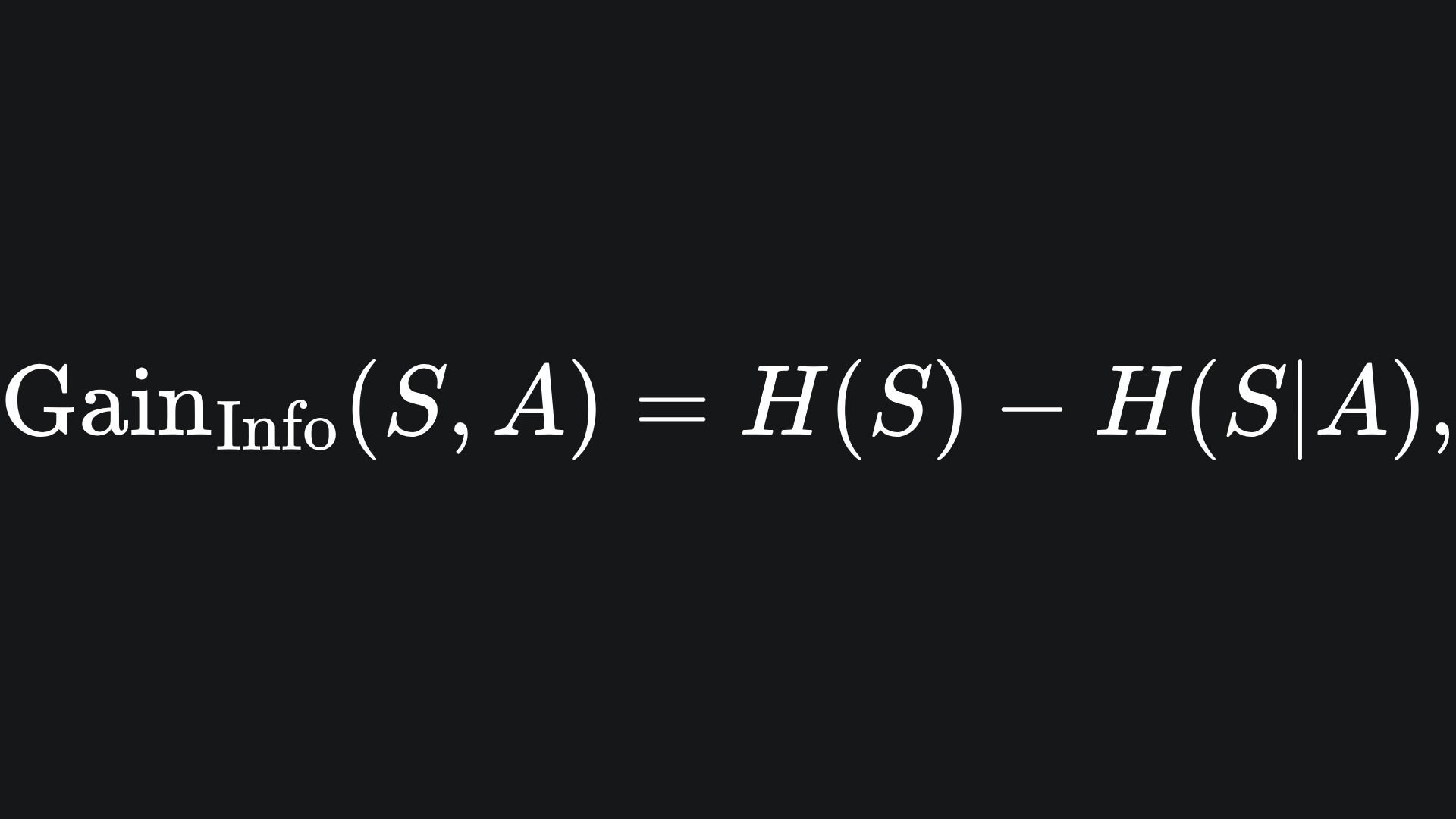 Decision tree deep-dive: information gain and Gini impurity
