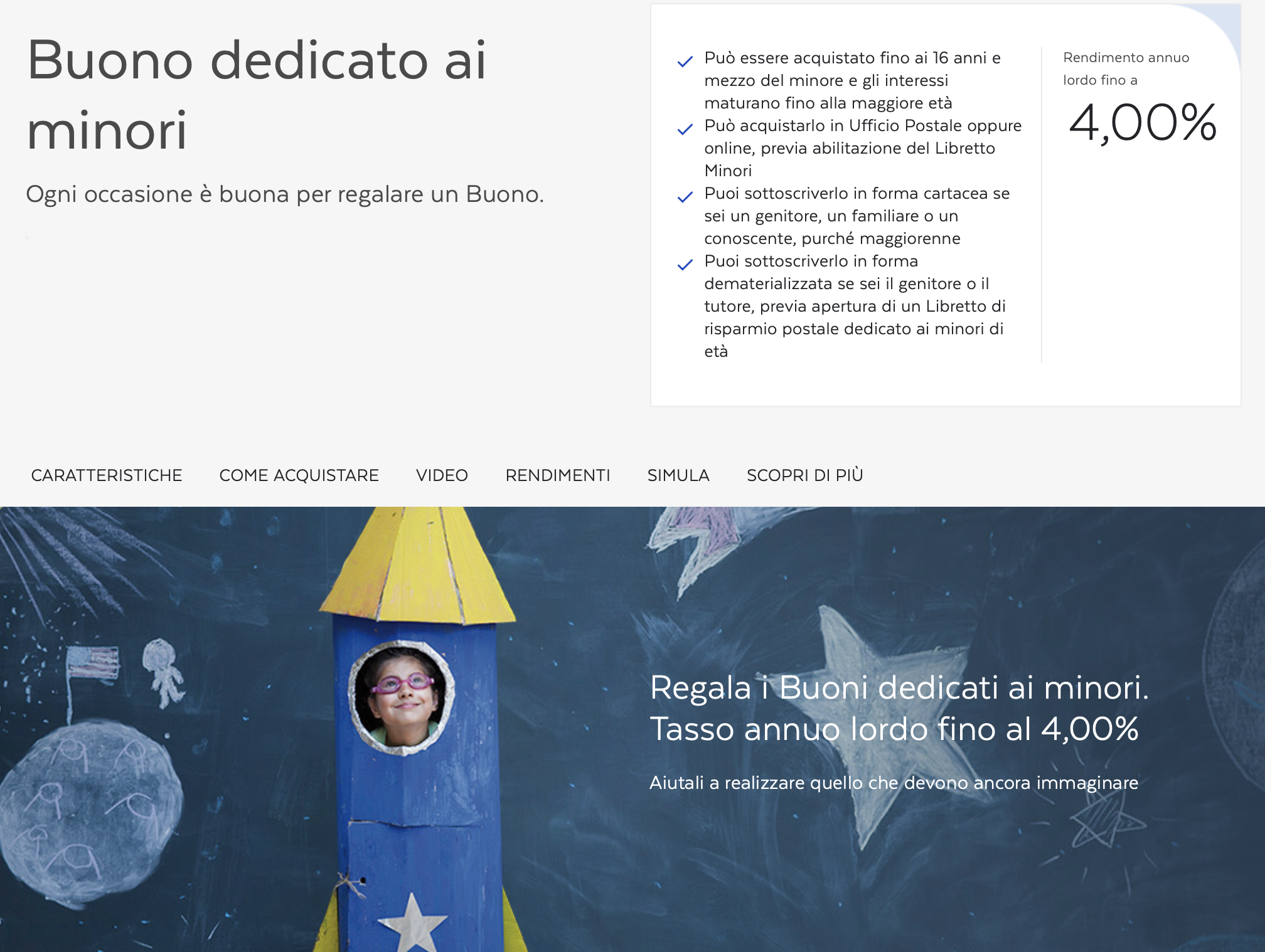 Buono fruttifero Postale dedicato ai minori: conviene?