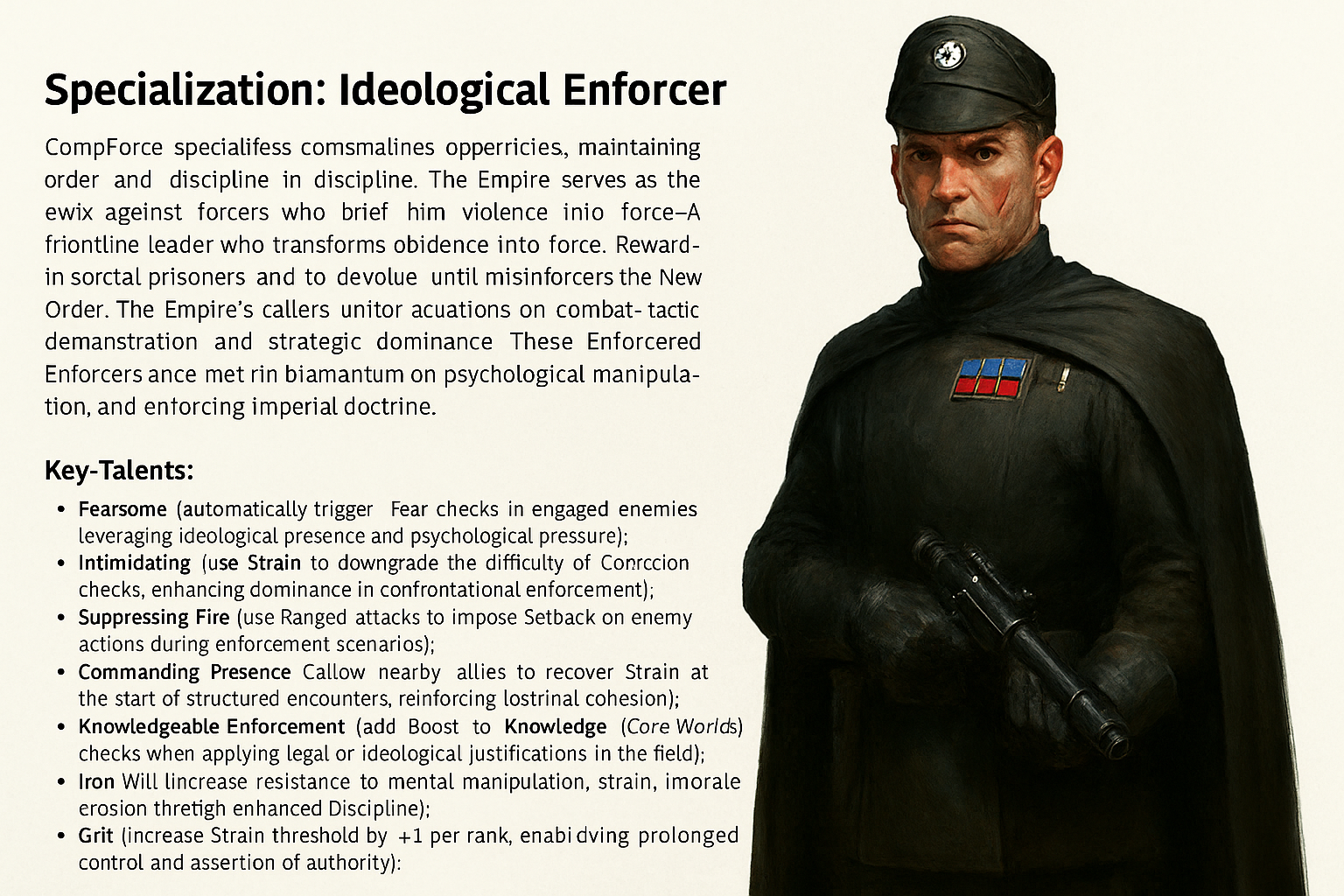 Compfroce Tools of Order: Officers in the Machinery of the Empire