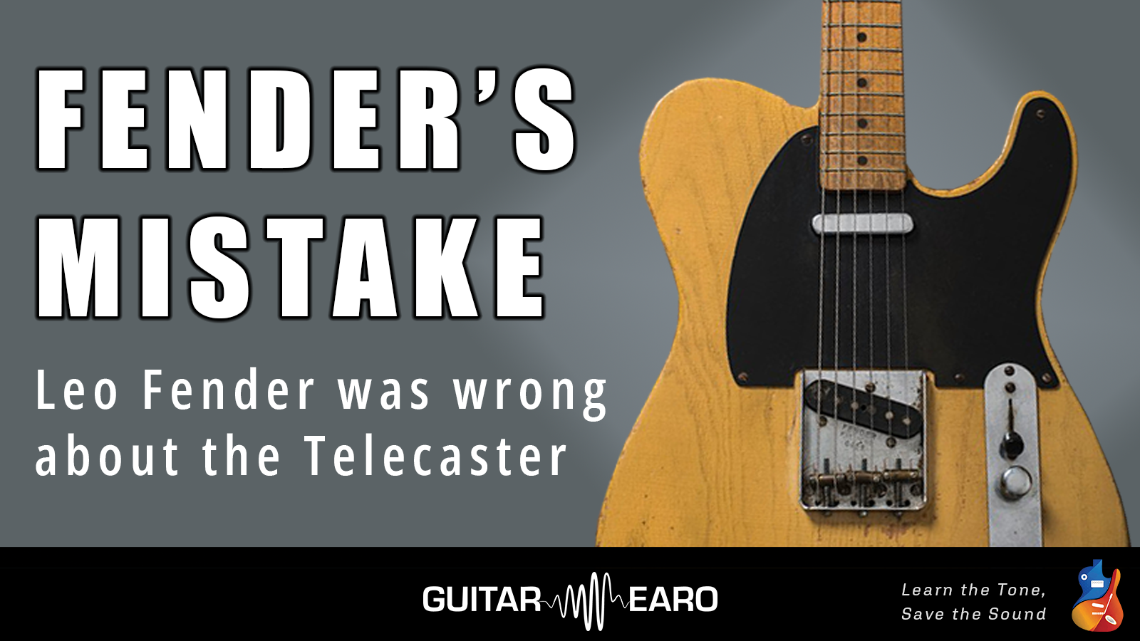 The Telecaster Neck Pickup Was Meant to Sound Muddy