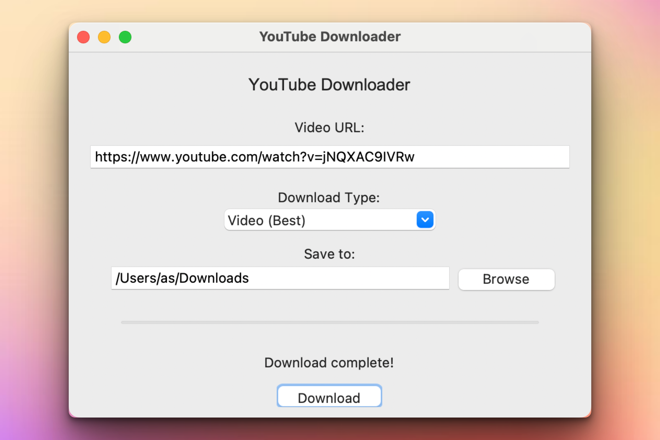 Build a YouTube Video Downloader GUI with Python