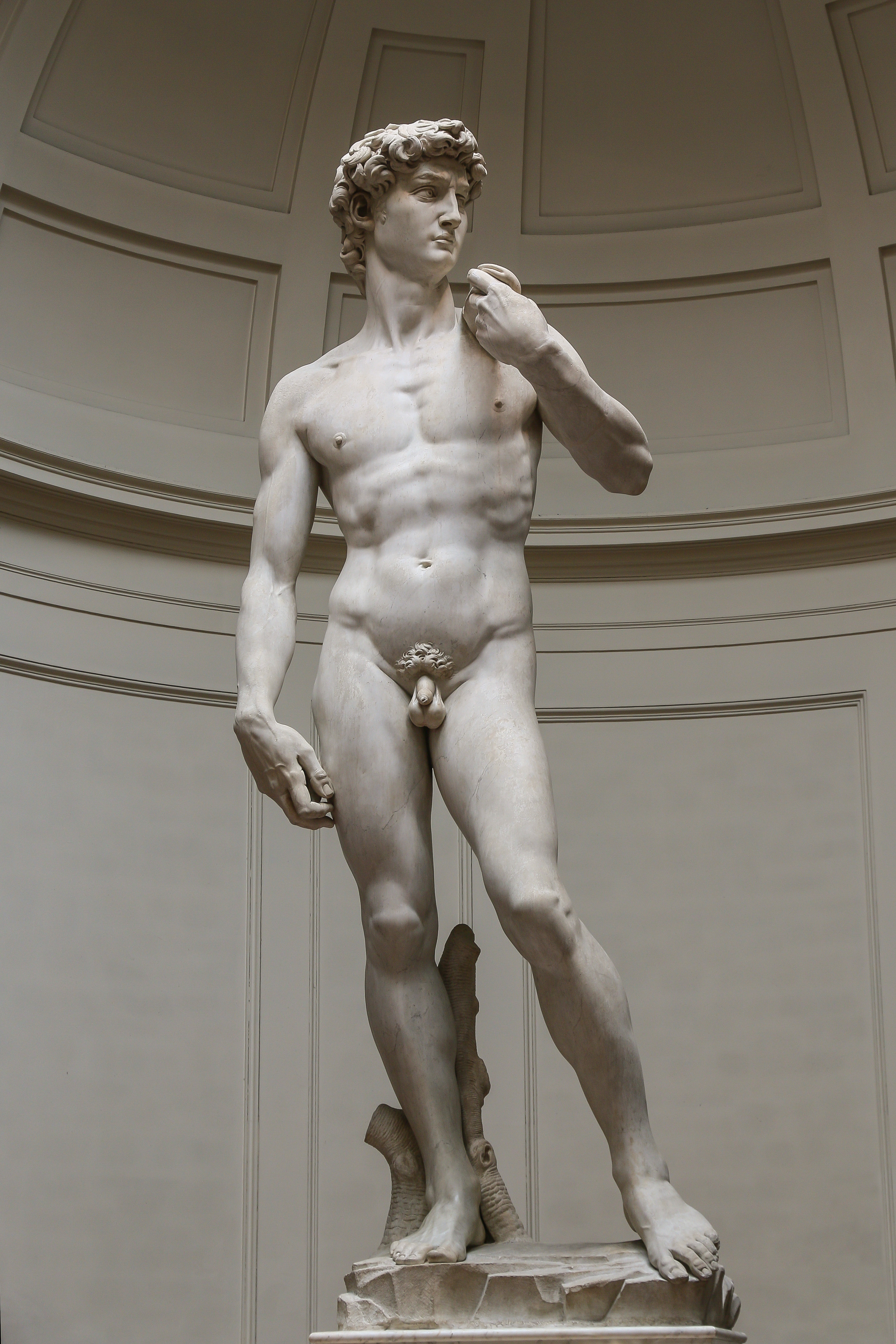Michelangelo's David sculpture