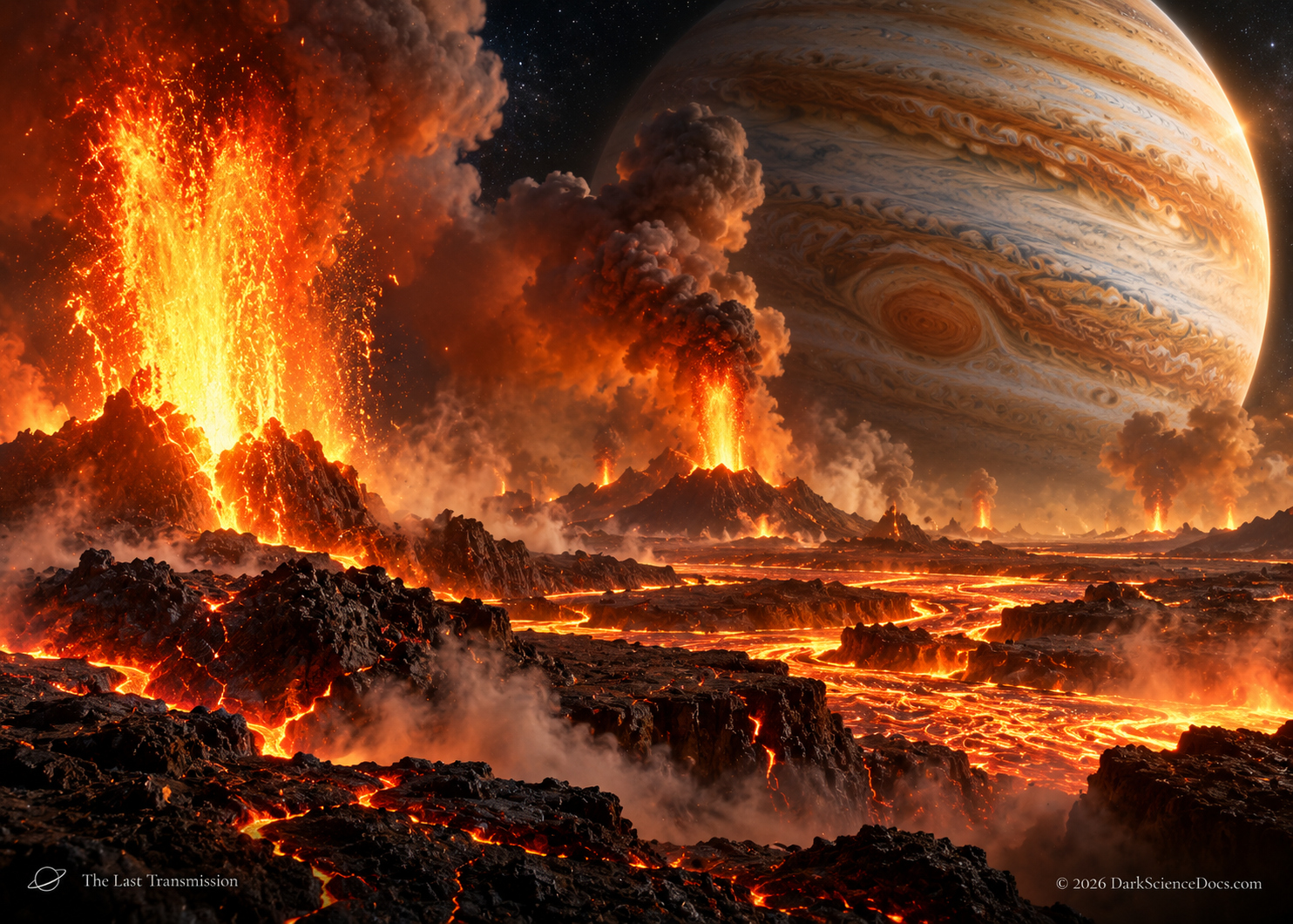 Io is continuously flexed by the gravitational architecture of the Jovian system, turning orbital mechanics into heat, magma and eruptions on a scale unknown on Earth.