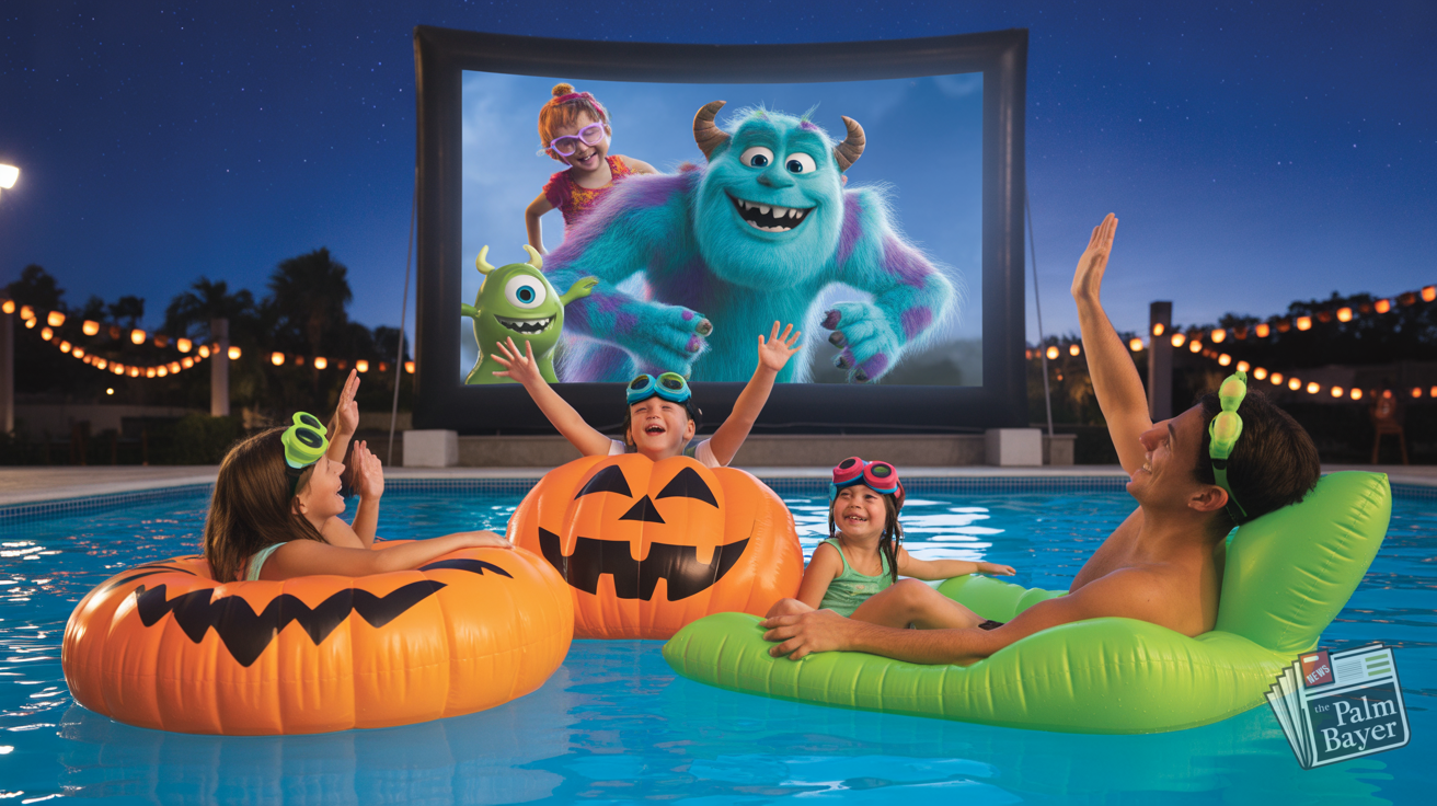 Image for article: Spooky Saturday Movie at the Pool