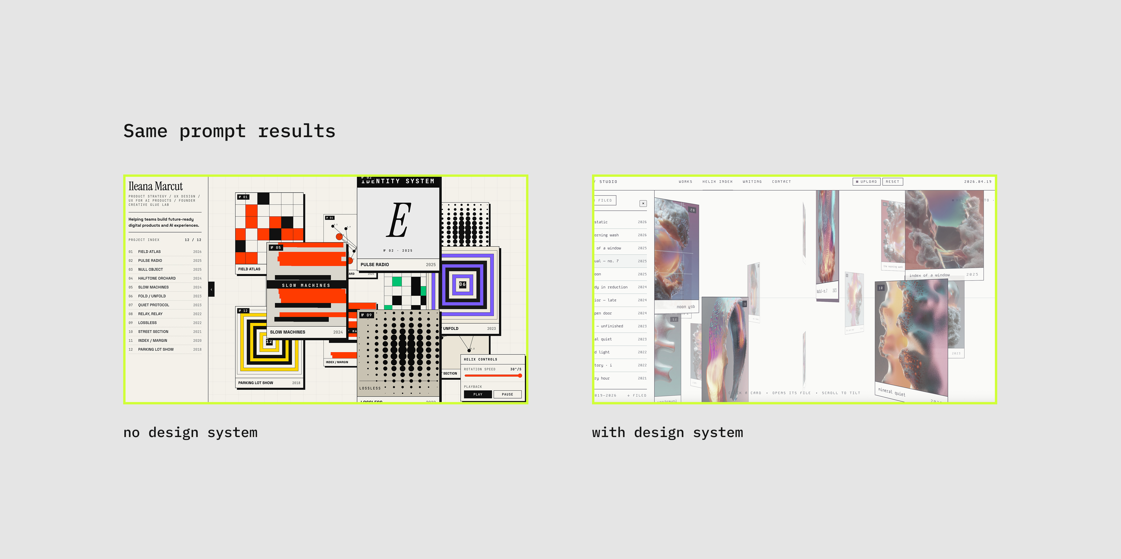 Claude Design: Building a 3D Helix Portfolio (Prompts to Replicate Inside)