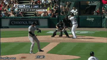 The knuckle curve makes Miggy look foolish