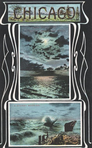 File:Moonlight on Lake Michigan Chicago postcard.png
