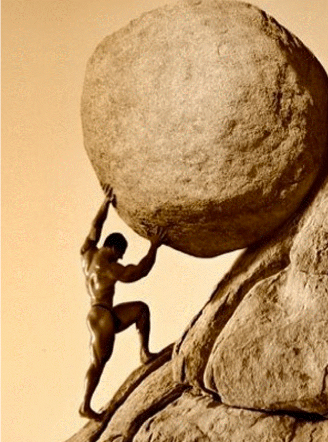 Sisyphus and the Boulder