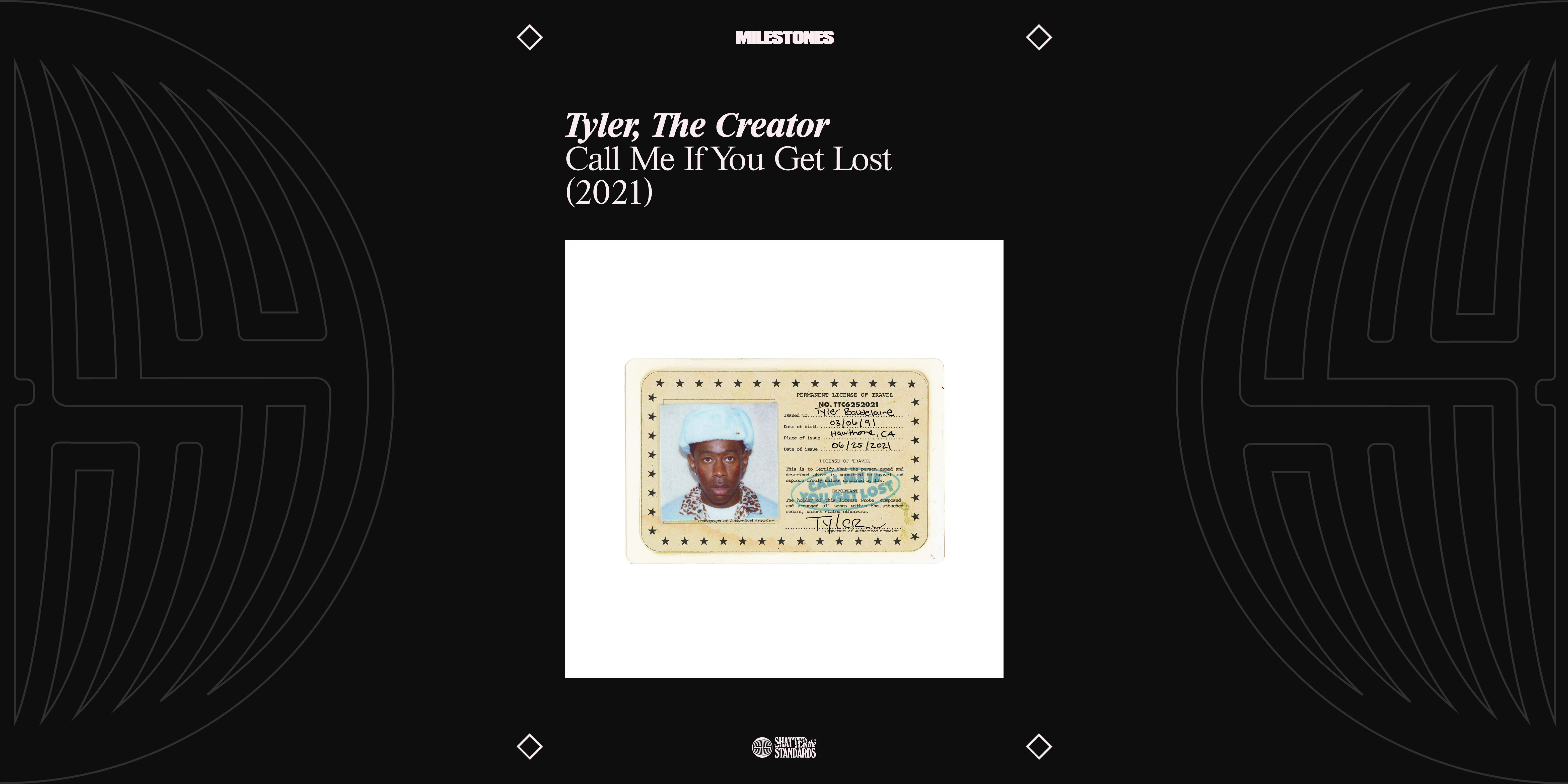 Milestones: Call Me If You Get Lost by Tyler, The Creator