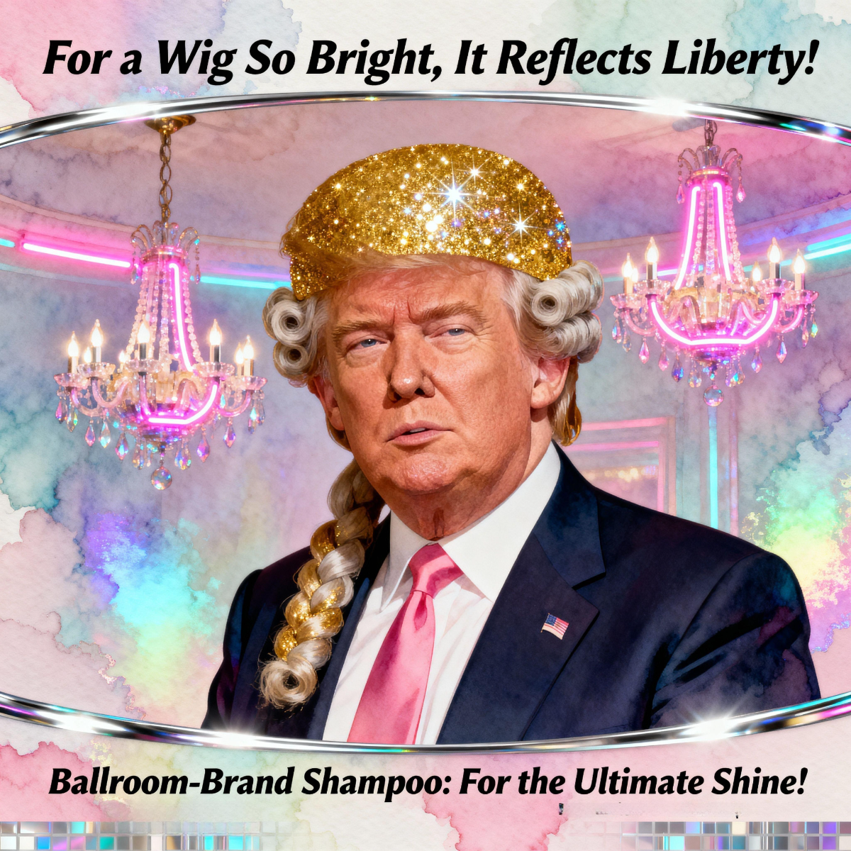 Magick Mica Trump parody art