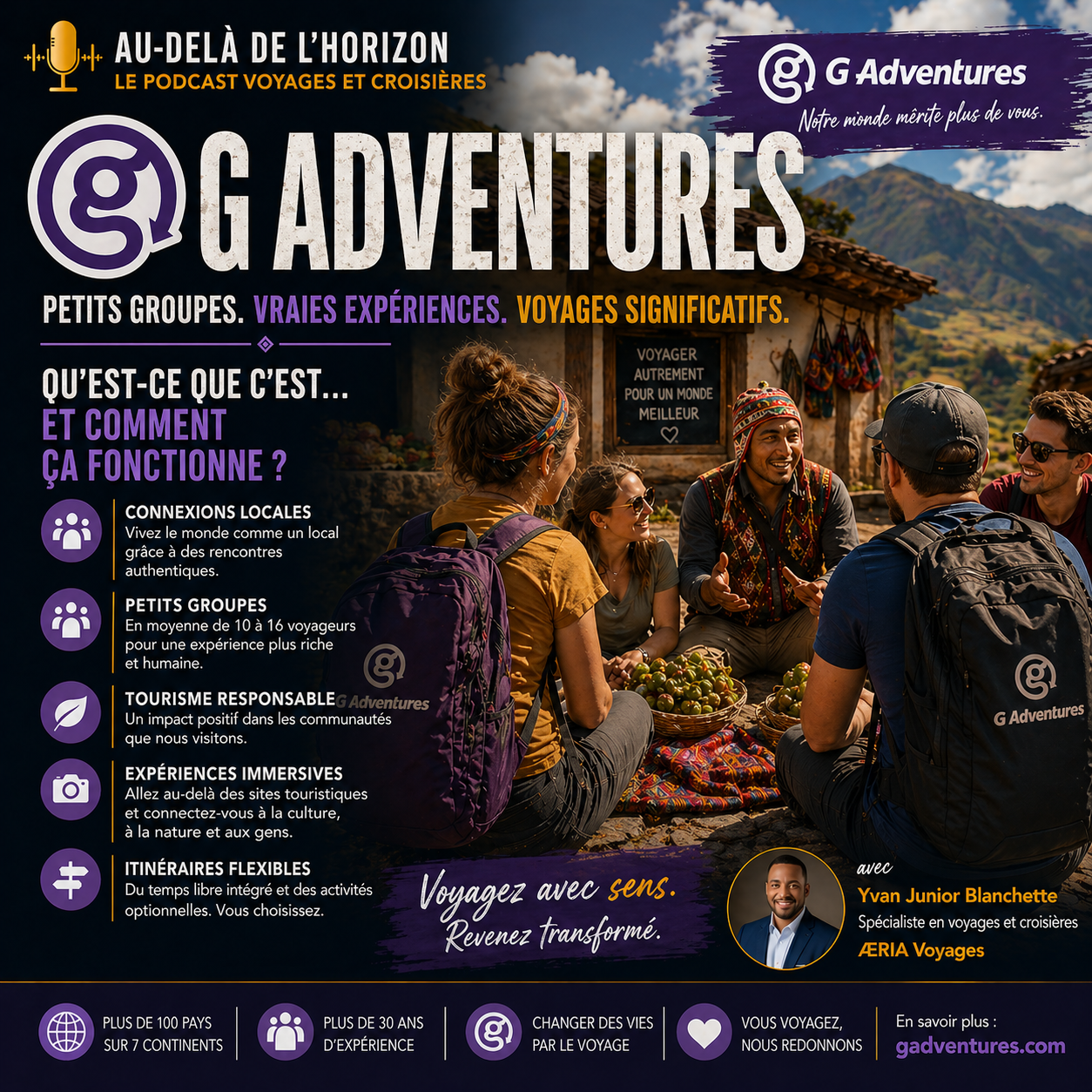 Brief | G Adventures : Ce que c'est, comment ça fonctionne, et à quoi s'attendre