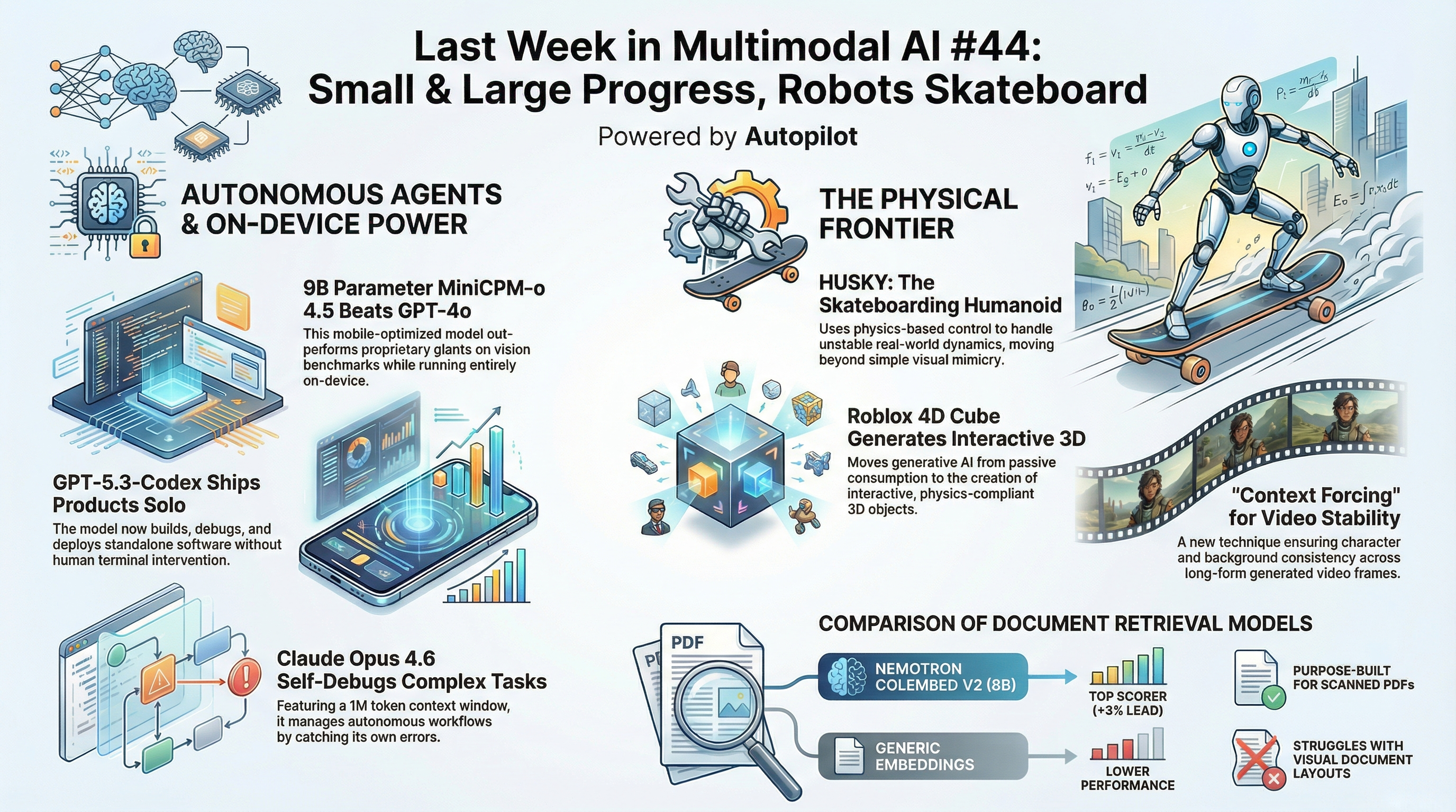Last Week In Multimodal AI #44: Small & Large Progress, Robots Skateboard