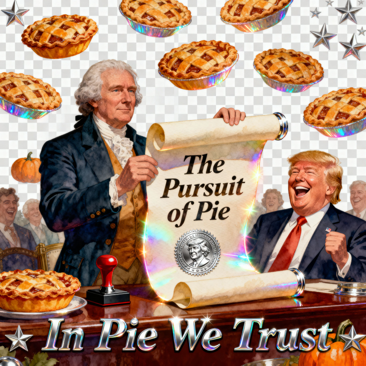 Magick Mica Trump parody art