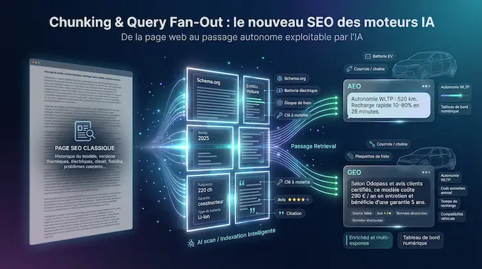 Chunking : pilier de l’optimisation pour les moteurs de recherche IA (GEO)