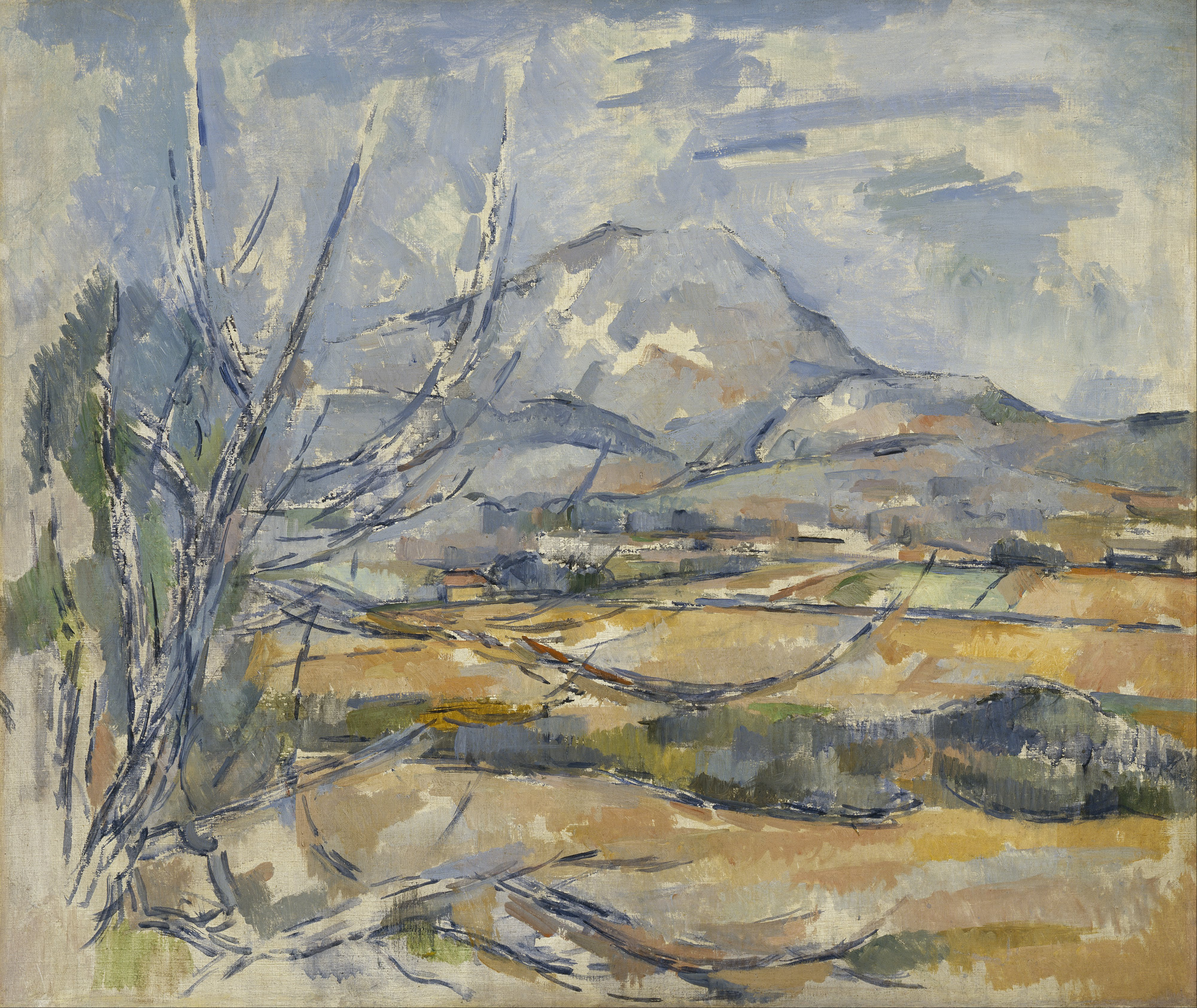 Paul Cezanne's Mont Sainte-Victoire painting