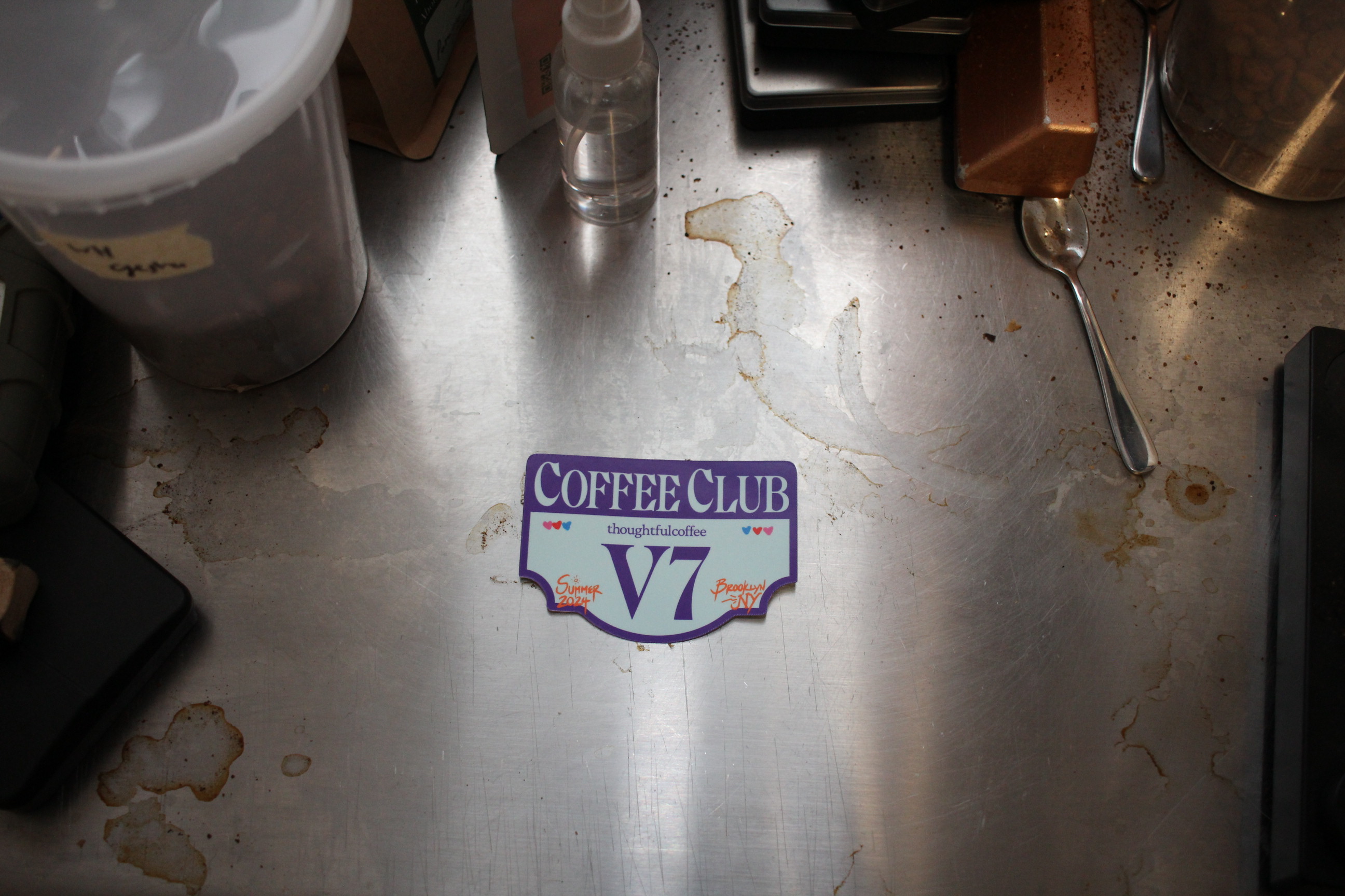 Coffee club V7 stickers