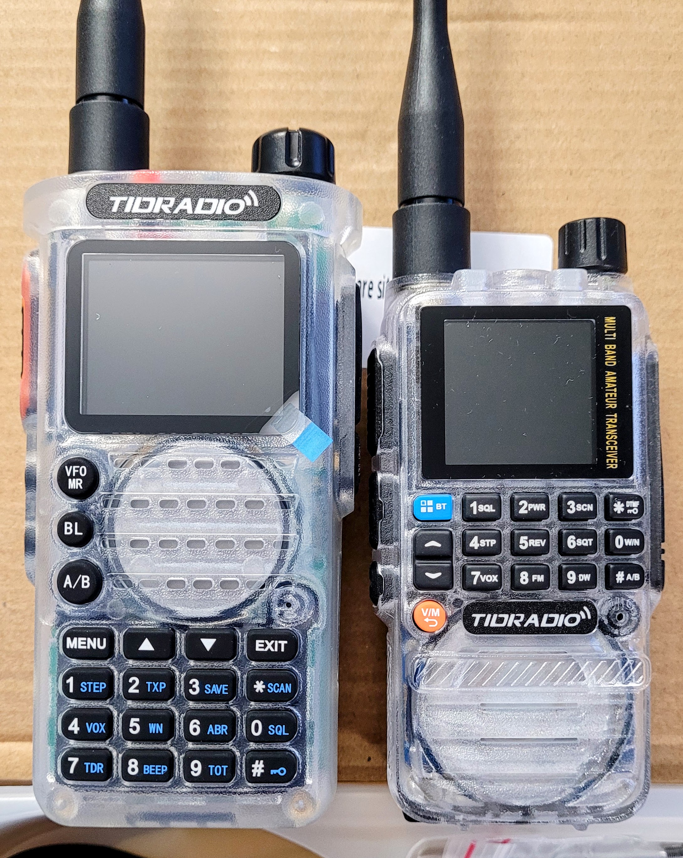 TIDRADIO TD-H8 (left) and TD-H3 (right)