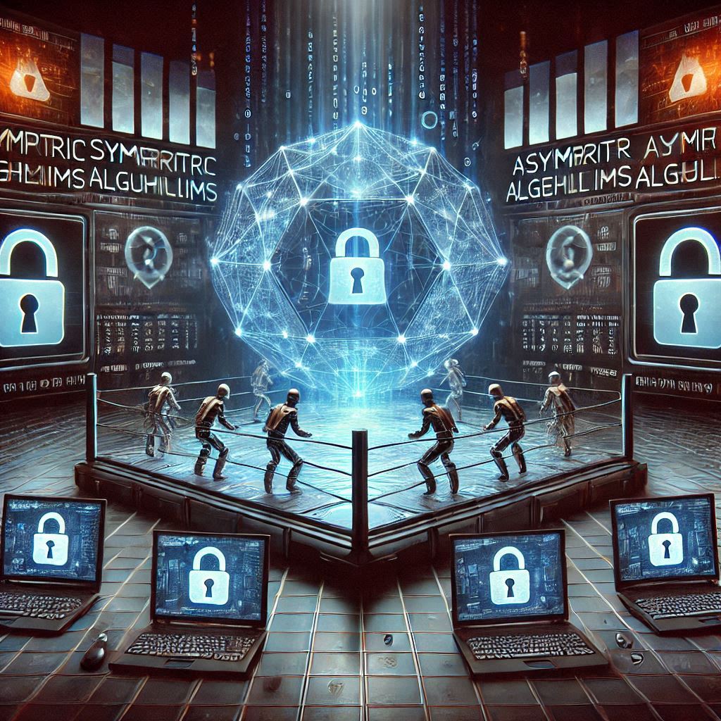 Cybersecurity: Symmetric Algorithms vs Asymmetric Algorithms
