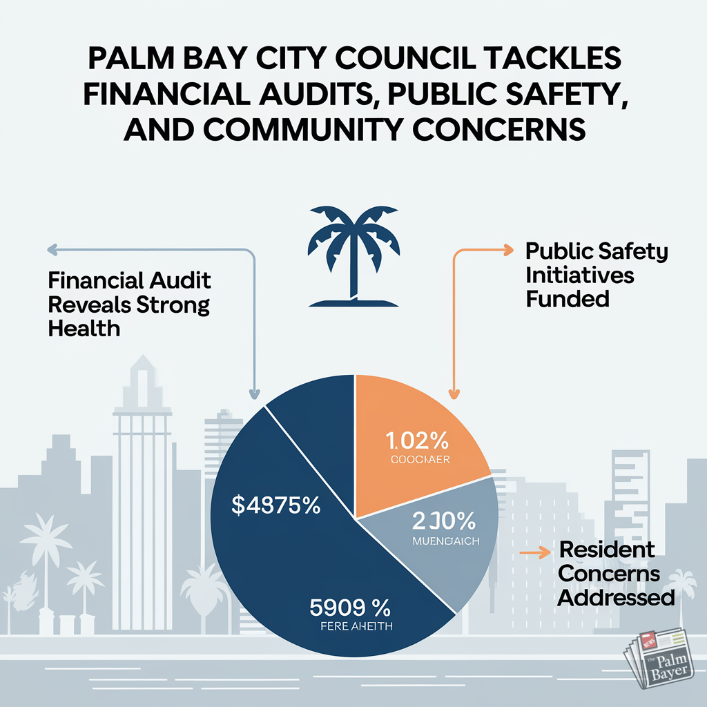 Image for article: Palm Bay City Council Tackles Financial Audits, Public Safety, and Community Concerns 🏛️
