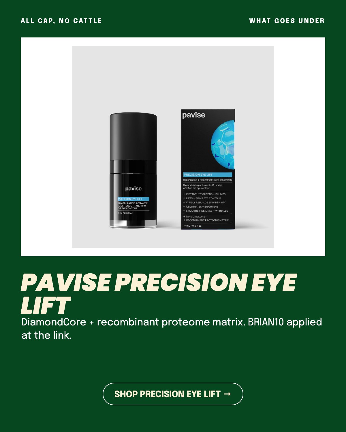 Pavise Precision Eye Lift