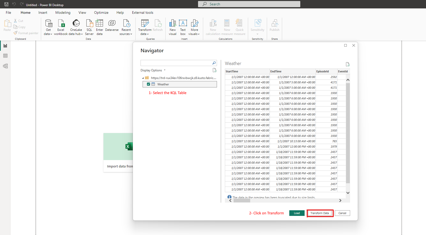 Unleashing the Power of Data: Connecting Power BI Desktop to KQL ...