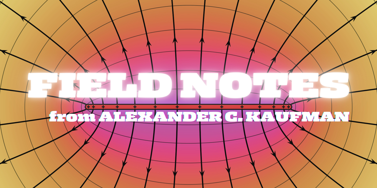 Substack banner for @kaufman