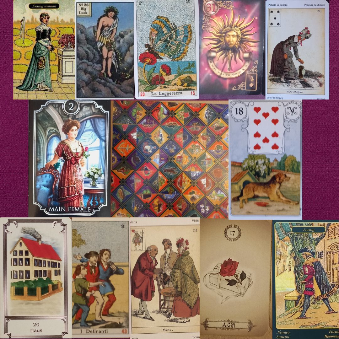 レア⭐︎Gypsy Lenormand Oracle Deck What's The 