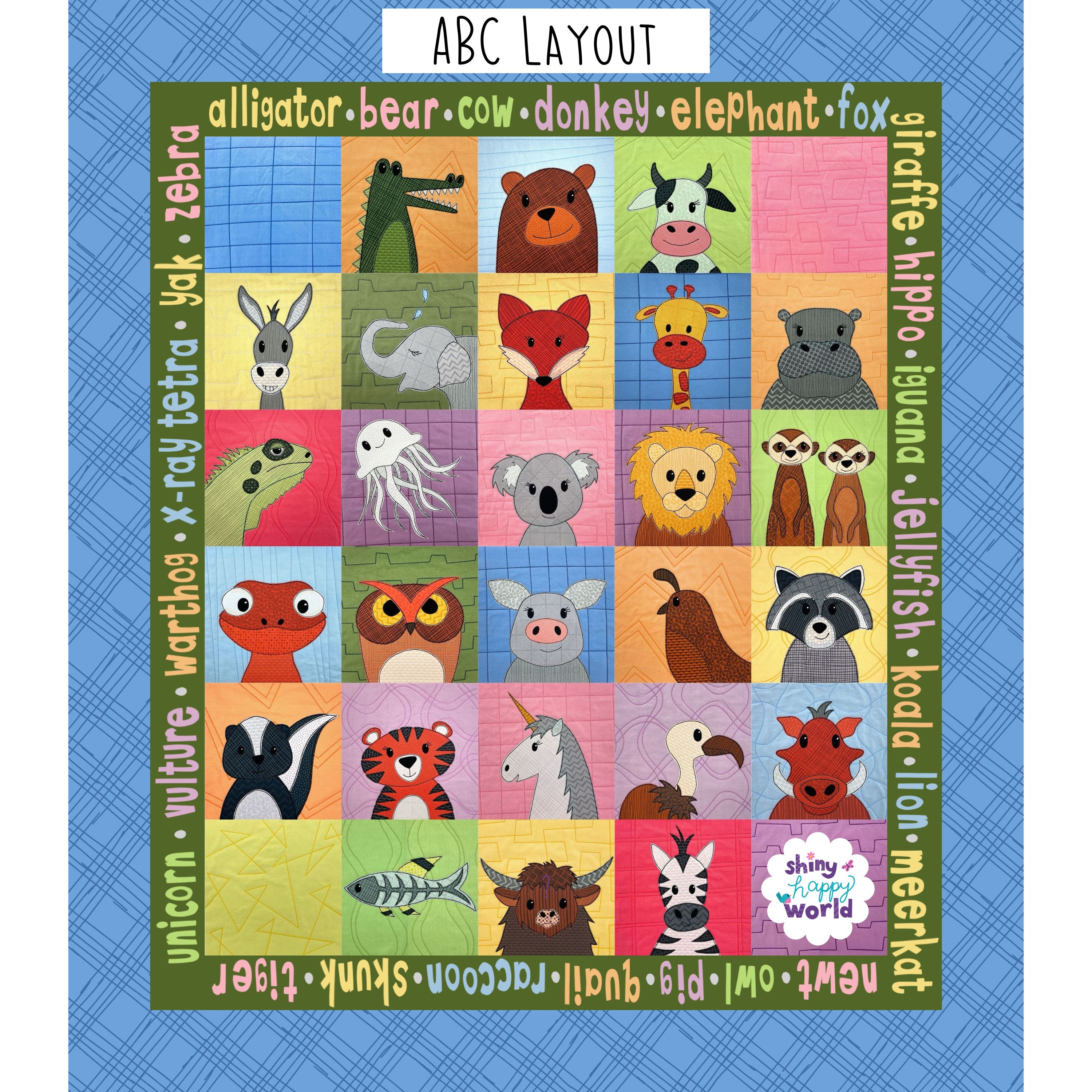 NEW! Free ABC Quilt Layout Guide - by Wendi Gratz