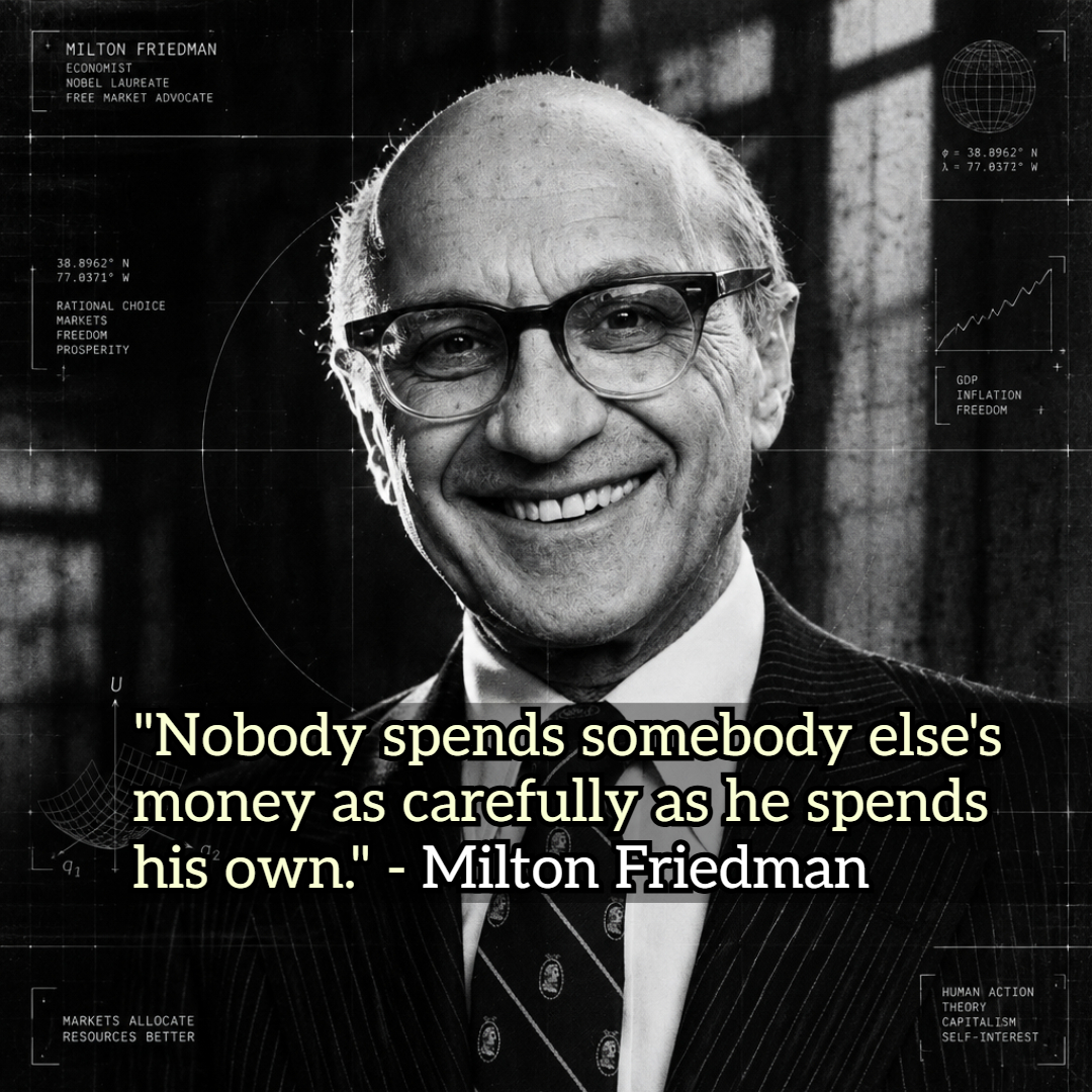 This one sentence explains why government spending is rarely efficient.