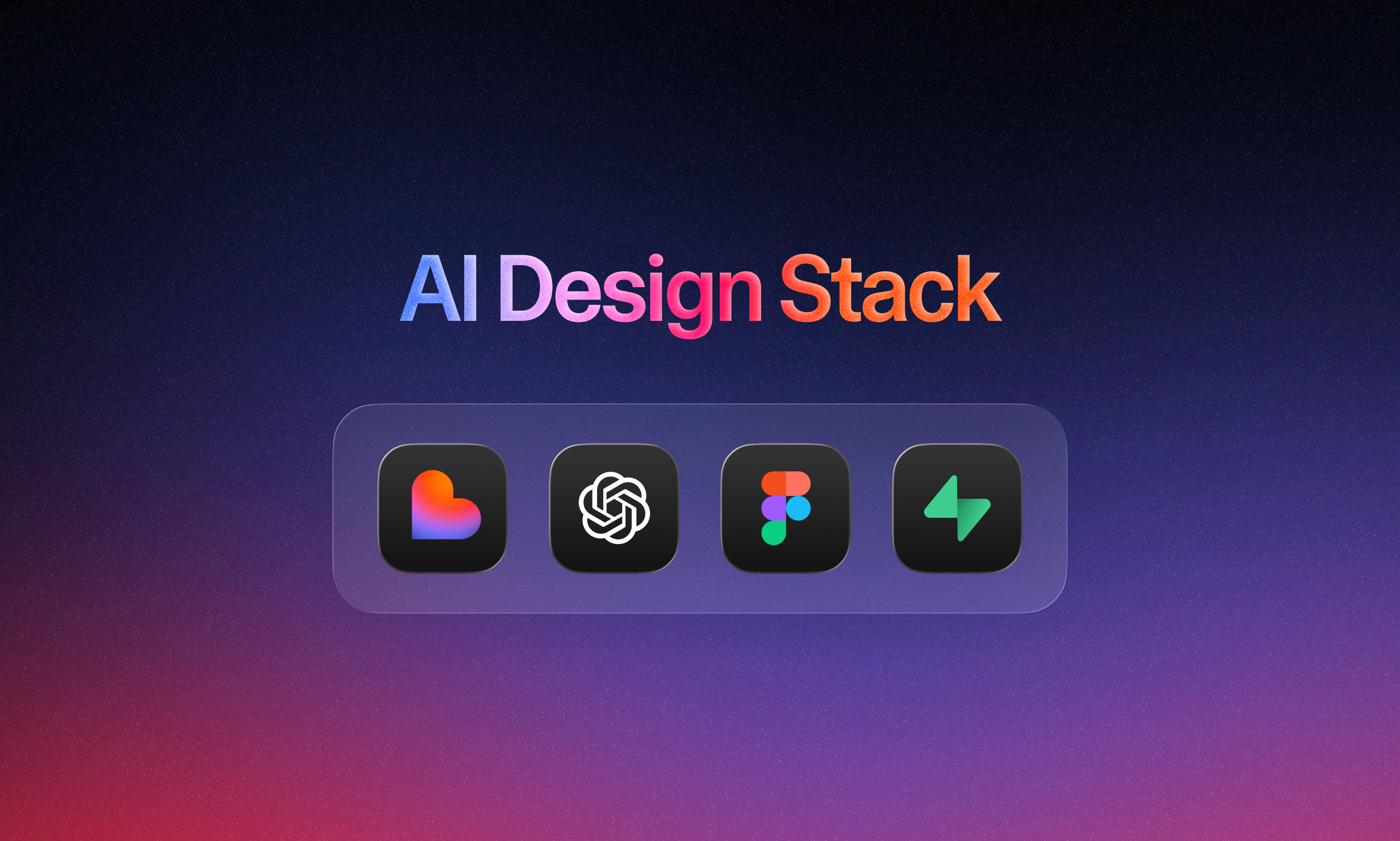 Ultimate AI Design Stack - by Felix Haas - Design + AI